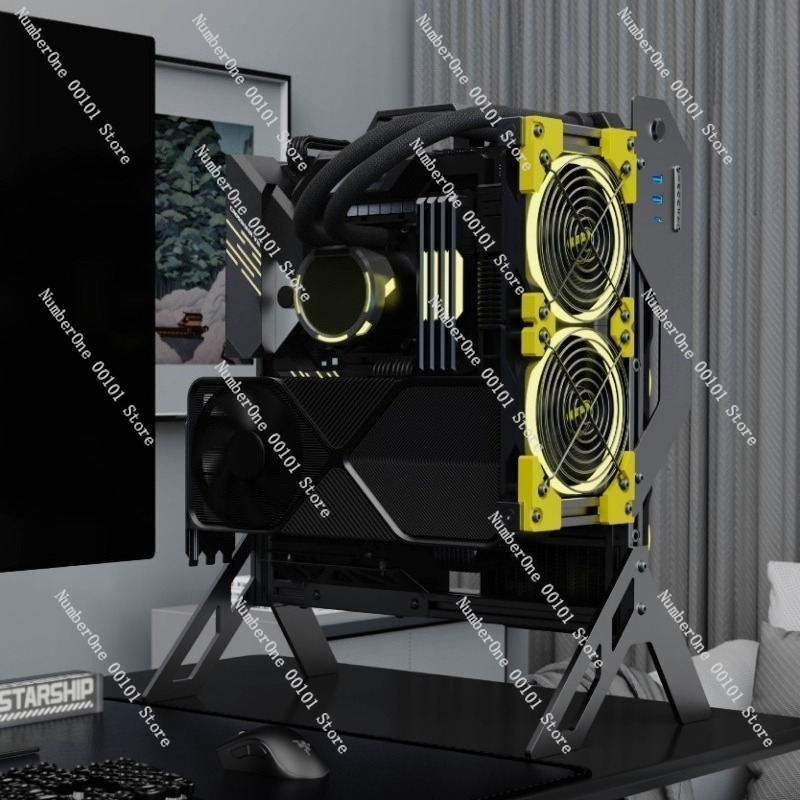 DIY 개방형 프레임 알루미늄 PC 케이스, 수랭 쿨링 - Aluminum Open Frame Test Bench Water Cooling 리뷰 및 가격